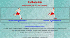 Desktop Screenshot of fussballzitate.de