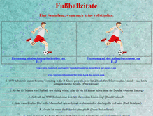 Tablet Screenshot of fussballzitate.de